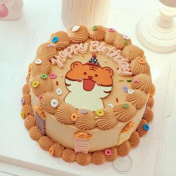 生肖蛋糕-虎 10英寸1200g(适合6-8人食用)