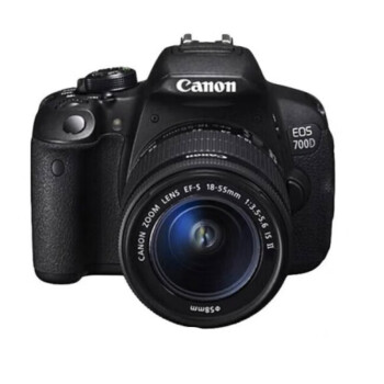 佳能（Canon）EOS700D 入门级 单反相机高清 学生旅游拍照 高画质高感光 海外版 EOS 700D黑色(海外版) 官配+(18-55MM)日常镜头