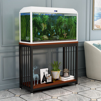 旗锌鱼缸柜底柜客厅家用小型水族箱底座欧式鱼缸架子地柜尺寸定制