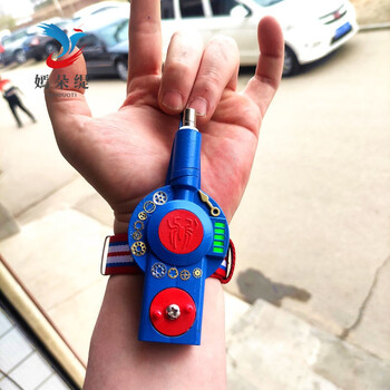 蜘蛛侠发射器黑珠蜘蛛侠发射器绳索绳子手腕式小型黑科技玩具吐丝抖器