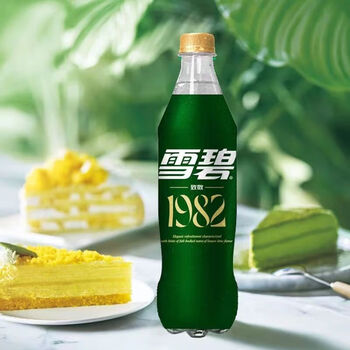 食怀1982雪碧玻璃瓶 雪碧柠檬味汽水1982版限量纪念收藏款怀旧饮料500