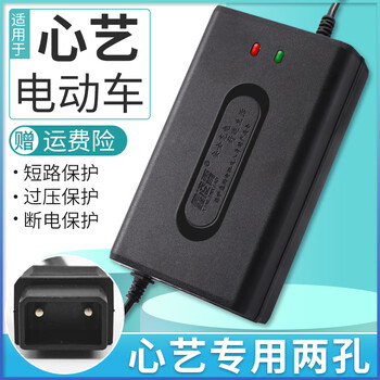 新国标心艺可人电动车充电器48v20ah60v72v20ah凤凰两针充电通用 48v