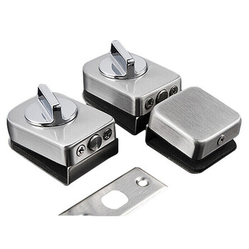 锁玻璃门锁不锈钢卫生间浴室插销有框玻璃门单开门