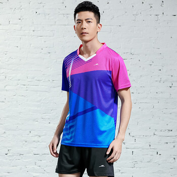 狄麟羽毛球服男女定制印字号球衣套装大中小学生网排运动速干透气球衣