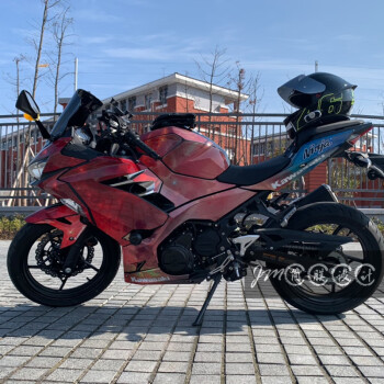 川崎ninja400貼紙適用於車貼個性版畫忍者400改裝車貼花定製赤焰星空