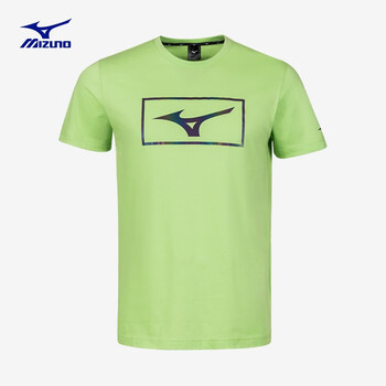 mizuno美津浓男士运动短袖t恤休闲上衣36芥末绿xl