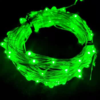 闪光灯七彩灯带线太阳能院灯庭院灯天黑自动亮阳台装饰布置灯户外防水