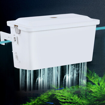 亚峰(yafeng)鱼缸过滤器水幕式过滤盒鱼缸龟缸低水位小型滴流盒瀑布