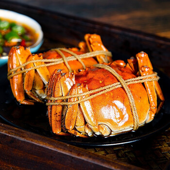 安道子 大闸蟹 500g 花雕熟醉蟹 花雕醉蟹 香辣大闸蟹 香辣大闸蟹1000