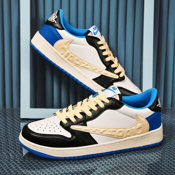 白冰蓝情侣低帮板鞋夏季莆田官方nike旗舰官网2221闪电倒勾旗舰官网39