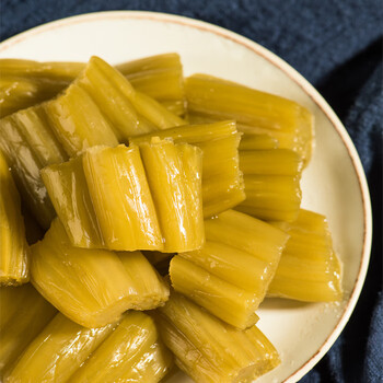 温州特产咸菜梗臭菜梗洪杆永嘉台州腌菜梗酸芥菜心泡菜头下饭菜 芥菜