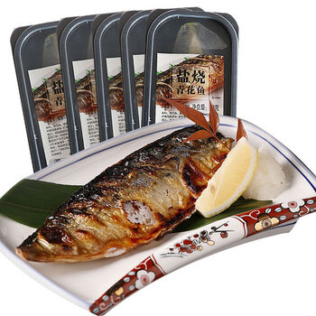 西京渍青花鱼 5片装 切片无骨鲭鱼鲐鱼烧烤 商用日式寿司半成品料理