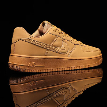 回到未来篮球鞋男高帮大码空军一号运动鞋未来战士男鞋 麦色 45