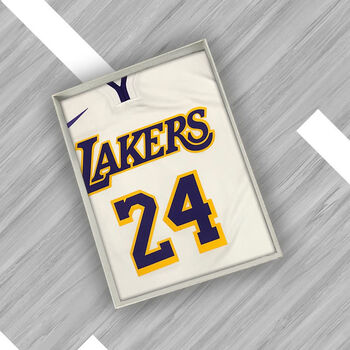 湖人队6号23城市版球衣24号7号安东尼男女定制篮球服 v领 白色  科比