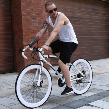 700c公路车21速26寸变速自行车弯把自行车男女学生公路赛车 12号变速