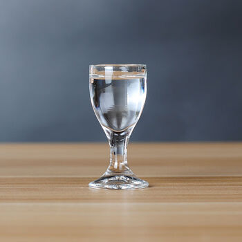 玻璃白酒杯一口杯云吞杯家用小酒杯酒壶分酒器小酒盅5号白酒杯2钱半1