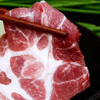 新鲜梅花肉生猪去皮雪花肉原切猪肩散养国产冷冻猪肉 梅花肉5斤装