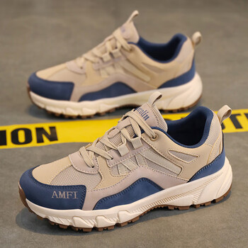 vzlhp361官方男鞋秋冬款新款男士休闲潮鞋登山运动厚底网面透气nike