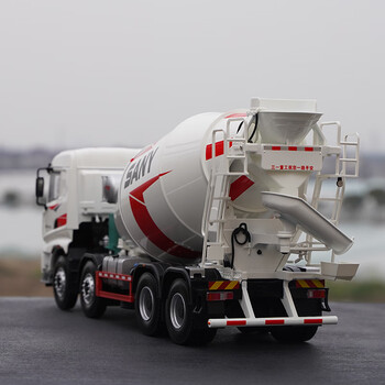 1:24水泥搅拌车合金  原厂三一重工混凝土水泥搅拌罐车模型艾帛利