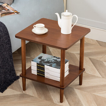 实木迷你小茶几小型窄方几边几边桌角几客厅角落简约现代家用正方形