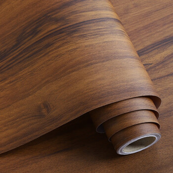 贴纸家具厂橱柜修补pvc木纹贴纸美胡桃木装饰贴美胡木长3米122厘米宽