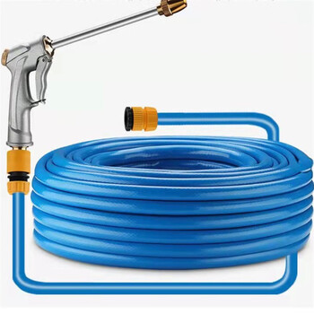 宋林森 家用洗车水枪 高压洗车水管金属水枪头 金属水枪灰色 5米水管