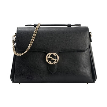 gucci女包女士大号单肩斜挎邮差包 黑色510306 cao0g 1000