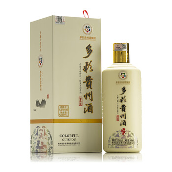 多彩贵州酒红彩53度500ml1瓶茅台镇酱酒核心产区纯粮酱香型商务接待