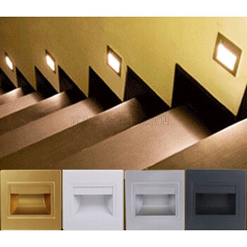 踢脚灯地脚感应灯地脚灯人体感应86盒led地脚灯感应转角踢脚灯嵌入式