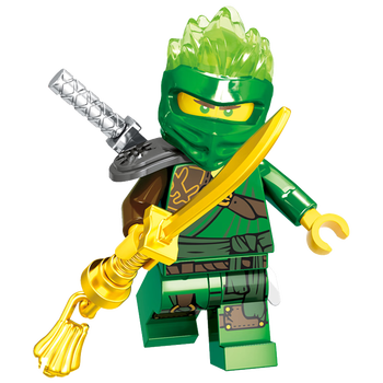 幻影忍者反派寒冰君国王禁书卷轴赞人仔积木男孩新年玩具 a118劳埃德