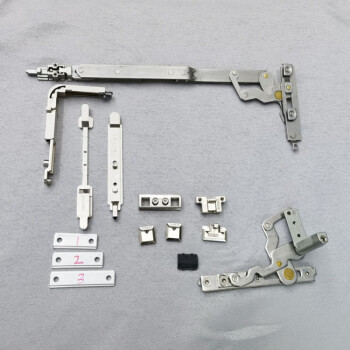 断桥铝隐形平开上悬窗五金件180度内开内倒窗配件不带把手l左开