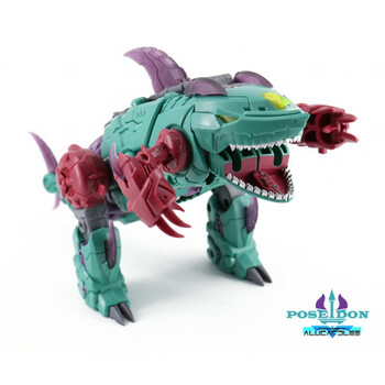 海底狂魔变形玩具tfcposeidonp01p05海底狂魔海狂海魔合体p02鲨鱼