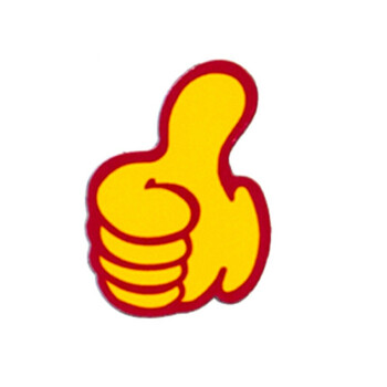 欧盛礼品个性创意点赞大拇指拇哥倒冰箱贴 磁贴磁力贴黑板白板教具