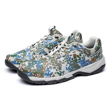 新式正品19款迷彩鞋07作训鞋胶鞋军鞋17作战靴07a迷彩跑鞋解放鞋徒步