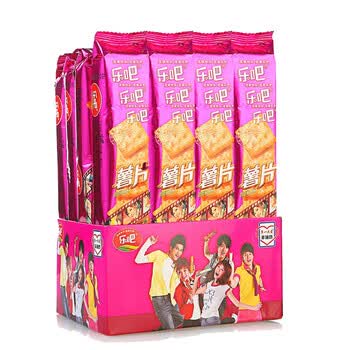 乐吧 薯片 番茄味800g(50g*16支)