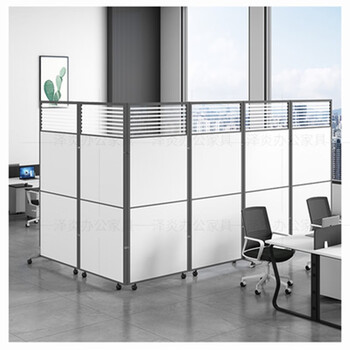 竞嘉jj北京办公家具隔断移动屏风可折叠移动高隔断板式隔墙办公室屏风