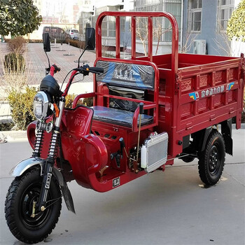 全新农用正三轮摩托车燃油家用汽油载货自卸载重王货运农用三轮车 200