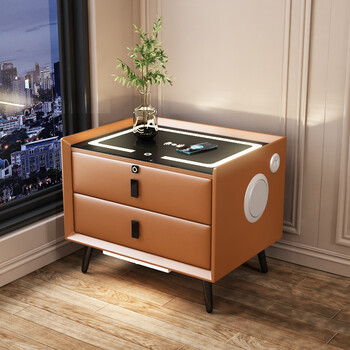 小米智能床头柜无线充电智能床头柜现代简约无线充电多功能带蓝牙音响