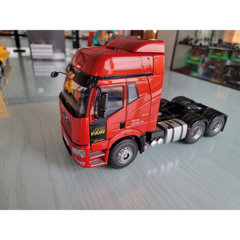 5高低板一汽解中放曼重陕汽牵引车玩具 全新解放j6车头红色 其他