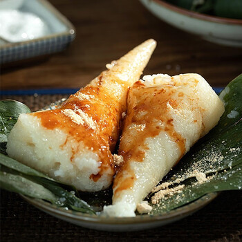 怀府街 恩施土家粽 手工羊角粽新鲜甜粽咸肉粽原味白米粽 3斤蜜枣粽