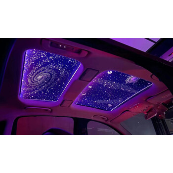 柳阳星空顶汽车改装顶棚脱落包皮改色奔驰宝马奥迪保时捷天窗星空顶膜