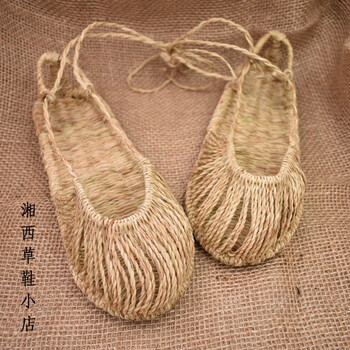 蔻梅手工编织草鞋男女夏季草编拖鞋红军藤草复古改良新品潮麻凉鞋1 半包草鞋 40【图片 价格 品牌 报价】-京东