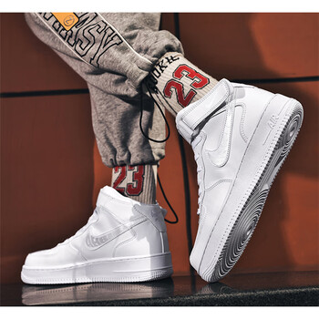 耐克 nike aj男鞋空军一号板鞋高帮纯白联名冰雪奇缘dunk女鞋子 空军