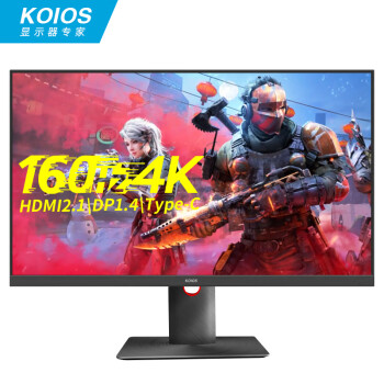 KOIOS K2723UG 27英寸4K 160Hz大金刚IPS PD96W升降旋转 电竞显示器 黑色