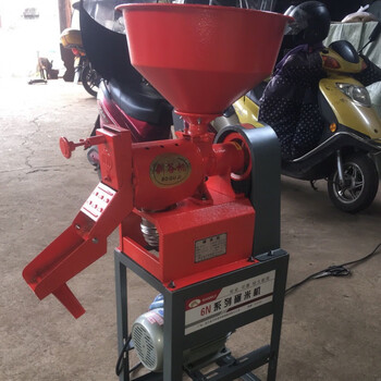 多功能碾米机打米机家用小型全自动剥壳机水稻脱精米机粉碎机220v 40