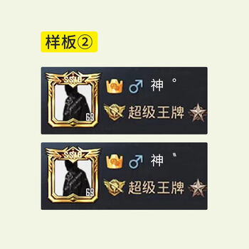 和平精英单字id随机单字加一个小符号设计保证可用(请自备改名卡)