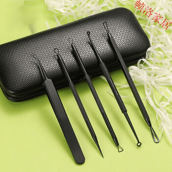 挤痘痘神器全套粉刺针套装挤痘痘工具闭口不锈钢黑头镊子美妆工具脂肪