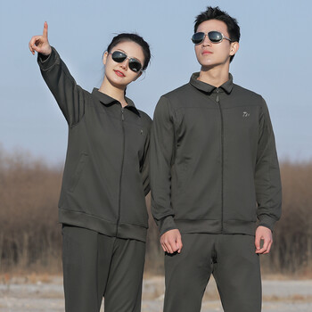 长袖体能服训练服套装际华体能服武男女春秋户外训练运动服跑步健身武