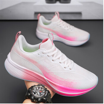 李宁赤兔6pro跑步鞋樱花粉男女学生儿童体育生中考马拉松竞速超轻跑鞋