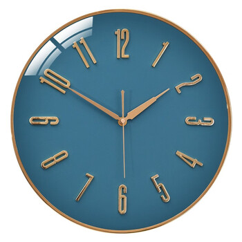 伯莎丹顿 轻奢创意3d挂钟客厅大气时尚静音挂表餐厅酒店北欧简约现代